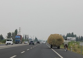 On the road