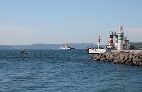 Car ferry across Dardenelles