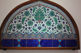 In Tiled Kiosk