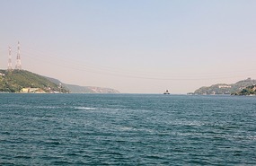 Black Sea in the distance