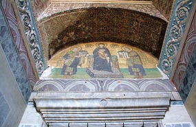 Christ the Pantocrator above Hagia Sofya entrance