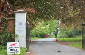 Highclere House entrance