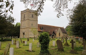 St Laurence Church and graveyard, Warbourough