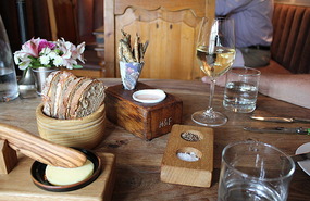 Bread, butter and whitebait