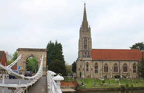 Marlow church and bridge