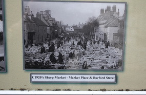 1920s sheep market in the square