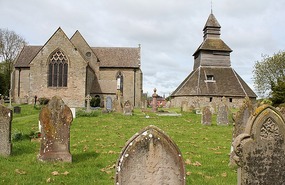 The 14th century Church of St Mary the Virgin
