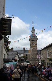 The clock tower, Hay-on-Wye