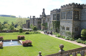 Back garden at Haddon Hall