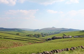 Valley in the Peak District