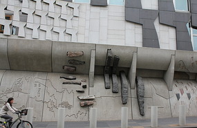 Indigenous rocks on Parliament House