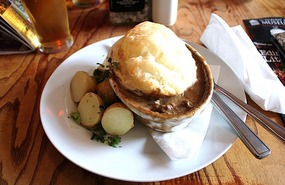 Steak and Haggis Pie