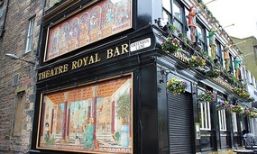 Attractive bar in Edinburgh