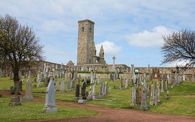 Cemetery near Cathedral, St Andrews