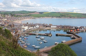 Harbour from the cliffs