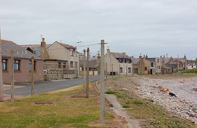 Inverallochy waterfront with clotheslines