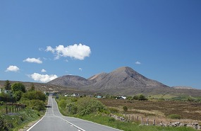 Hills in the distance