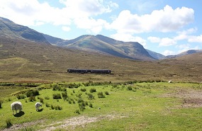 Train travelling to Kyle of Localsh