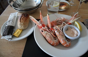 Langoustines for dinner