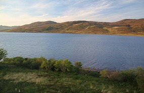 View of Scalpay Island from our B&B window