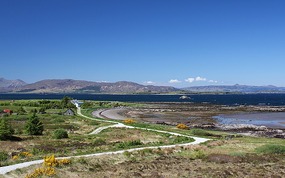 Over the bridge and onto the flats