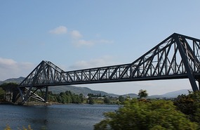 Connel Bridge over Loch Etive near Oban