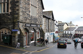 Steep street in Ambleside