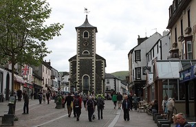 One handed clock on the Moot hall