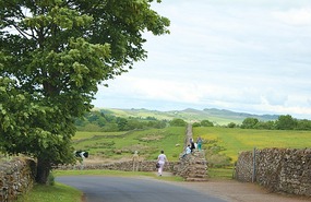 Longest length of Hadrian's Wall here