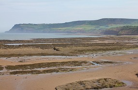 Cliffs and sand