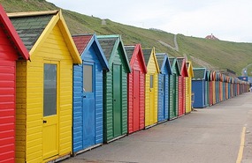 Beach huts, Whitby