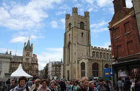 Crowds in the city