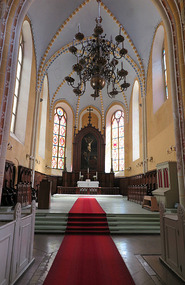 Inside St John's Church in Cesis , Latvia