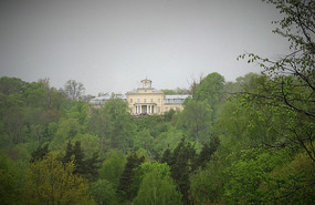 Krimulda Manor House on the hill