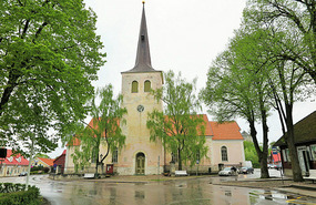 On the way, Church of Holy Cross, Paide, Estonia