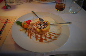 Delicious baked apple