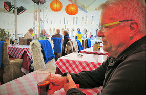 Hot wine in Tallinn Town Hall Square