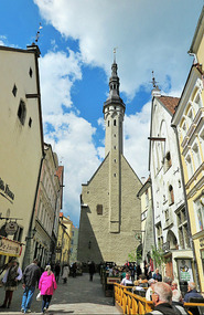 Town hall side view