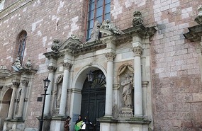 Entrance portal to St Peter's Church