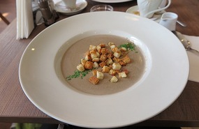 Delicious Mushroom Soup for lunch