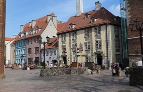Convent courtyard, now home to shops