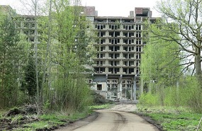 Abandoned block of flats