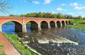 Bridge over Venta River