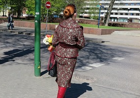 A fashion plate