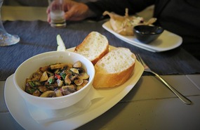 Delicious mushroom appetiser