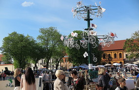 Installation in the City Hall Square, Kaunas