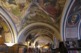 The bookshop is beautiful