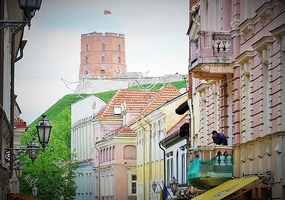 The Upper Castle from Pilies Gatve