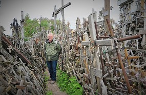 Bob at Hill of Crosses