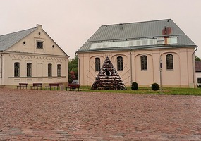 Synagogues in square in Kedainiai